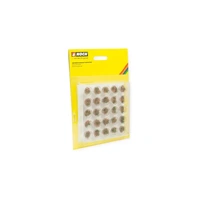Noch - Profi Grass Tufts "Dry Grass" Green, Beige, With Brown Flock, 25 Pcs. 6 mm