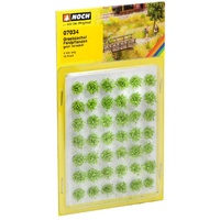 Noch - Grass Tufts Mini Set “Field Plants” Green, 42 Pieces, 6mm