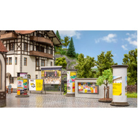 Noch - HO Advertising Columns &amp; Billboards 3 Pieces Each