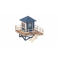 Noch - HO Lifeguard Tower With Shark Fin 