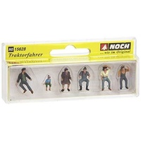 Noch - HO Tractor Drivers (Without Benches)