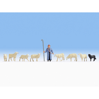 Noch - HO Sheep And Shepherd 