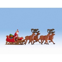 Noch - HO Santa Claus With Sleigh 
