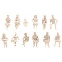 Noch - 1/1OO Sitting People, White, Architecture Line 1:100 (Without Benches)