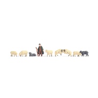 Noch - HO Shepherd And Sheep 