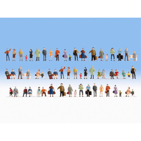 Noch - HO Mega Economy Figures Set 60 Figures, Without Benches