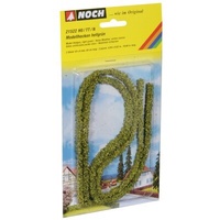 Noch - HO, TT, N Model Hedges Green, 2 Pieces, 1 x 0.6cm, Each 50cm Long