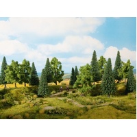 Noch - HO, TT Mixed Forest 16 Trees, 10-14cm