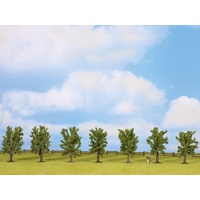 Noch - HO, TT, N, Z Deciduous Trees 7 Pieces, Approx. 8cm High