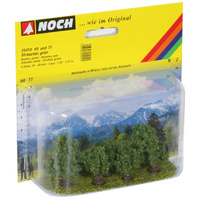 Noch - HO, TT Bushes Green, 5 Pieces, 3 - 4cm High