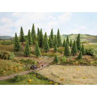 Noch - HO, TT Model Spruce Trees 50 Pieces, 5 - 14cm High