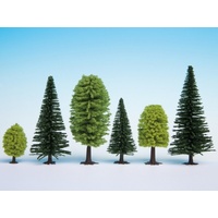 Noch - HO, TT Mixed Forest 10 Pieces, 5 - 14cm High