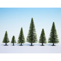 Noch - HO, TT Model Spruce Trees 10 Pieces, 5 - 14cm High