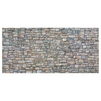Noch - HO 3D Cardboard Sheet “Quarrystone Wall” Multicoloured