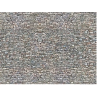 Noch - N 3D-Cardboard Sheet “Quarrystone Wall”, Multicolour 