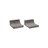 Noch - HO, Interior Rock Tunnel Wall, Straight 2 Pieces, 9.5cm Long
