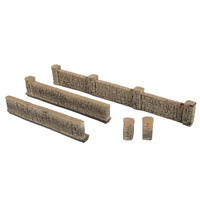 Noch - HO Sandstone Walls 230 x 120mm, 25mm High