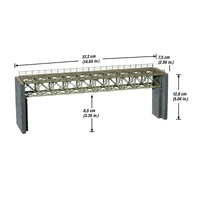 Noch - HO Steel Bridge With Bridgeheads