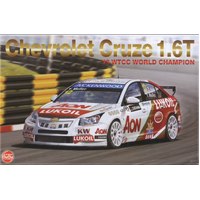 NuNu - 24022 1/24 Chevrolet Cruze 1.6t World champion Plastic Model Kit