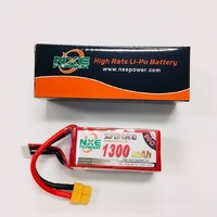 NXE - 11.4v 3sHV 1300 90c Drone Battery w/XT60