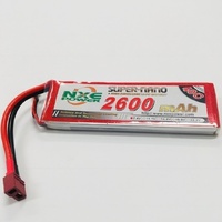 NXE - 7.4V 2S 2600mah 40c Soft case w/Deans