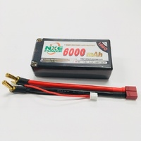 NXE - 7.6v 2SHV 6000mah 100c Shorty Hard Case 5mm w/Deans