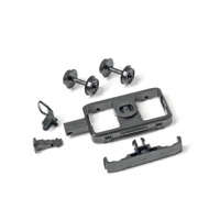 Peco -  OO-9 Coach Bogies,Wheels&Cplrs1pair - GR104