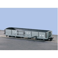 Peco -  OO-9 L&B 8T Bogie Open Wgn Grey - GR230