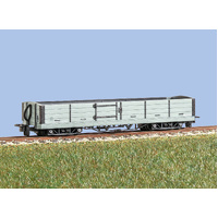 Peco -  OO-9  8T Bogie Open Wgn Grey Unlettere - GR230U