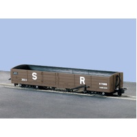 Peco -  OO-9 L&B 8T Bogie Open Wgn Brown - GR231