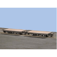 Peco -  OO-9 4 Wheel Flat Car (2) - GR300