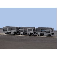Peco -  OO-9 Slate Wagons Unbraked(3) - GR320