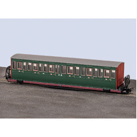 OO-9 FR Short Bogie Coach-Green18