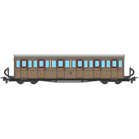 OO-9 FR Short Bogie Coach-Teak 18