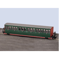 OO-9 FR Long Bogie Coach-Green #20