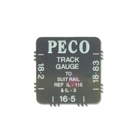 Peco -  S/Steel Track Gauge - IL116