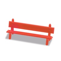Peco - HO/OO Platform Seats Red (12) - LK26