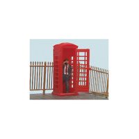 OO Telephone Box w/Caller
