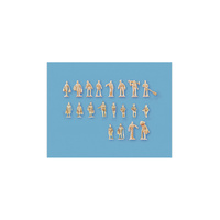 N Asstd Unpainted Figures Set B