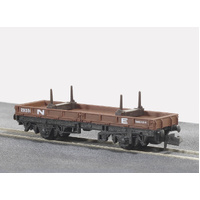 Peco -  N BOLSTER WAGON NE BROWN - NR04E