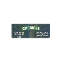 Peco -  BOX VAN CARRICKS BLACK - R72CK