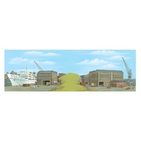 Peco -  Large Dock Backscene Extensions - SK21