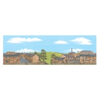 Peco -  Large Old Industrial Town Backscene Extensions - SK26