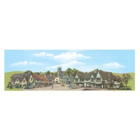 Peco -  Medium Town Backscene - SK36