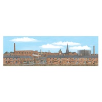Peco -  Medium Old Industrial Town Centre Backscene - SK45