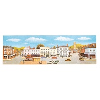 Peco -  Medium Market Town Backscene - SK49