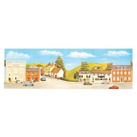 Peco -  Medium Market Town Backscene Extensions - SK50