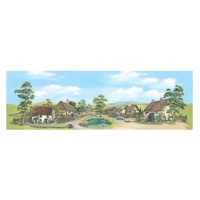 Peco -  Small Village Backscene - SK65