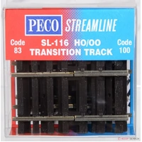Peco -  Transition Track Joiner Code 83-100 - SL116