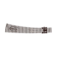 Peco -  Curved Turnout, Large Radius, Right Hand - InsulFrog (N Code 80) - SL386